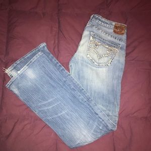 Women’s big star jeans, style: sweet